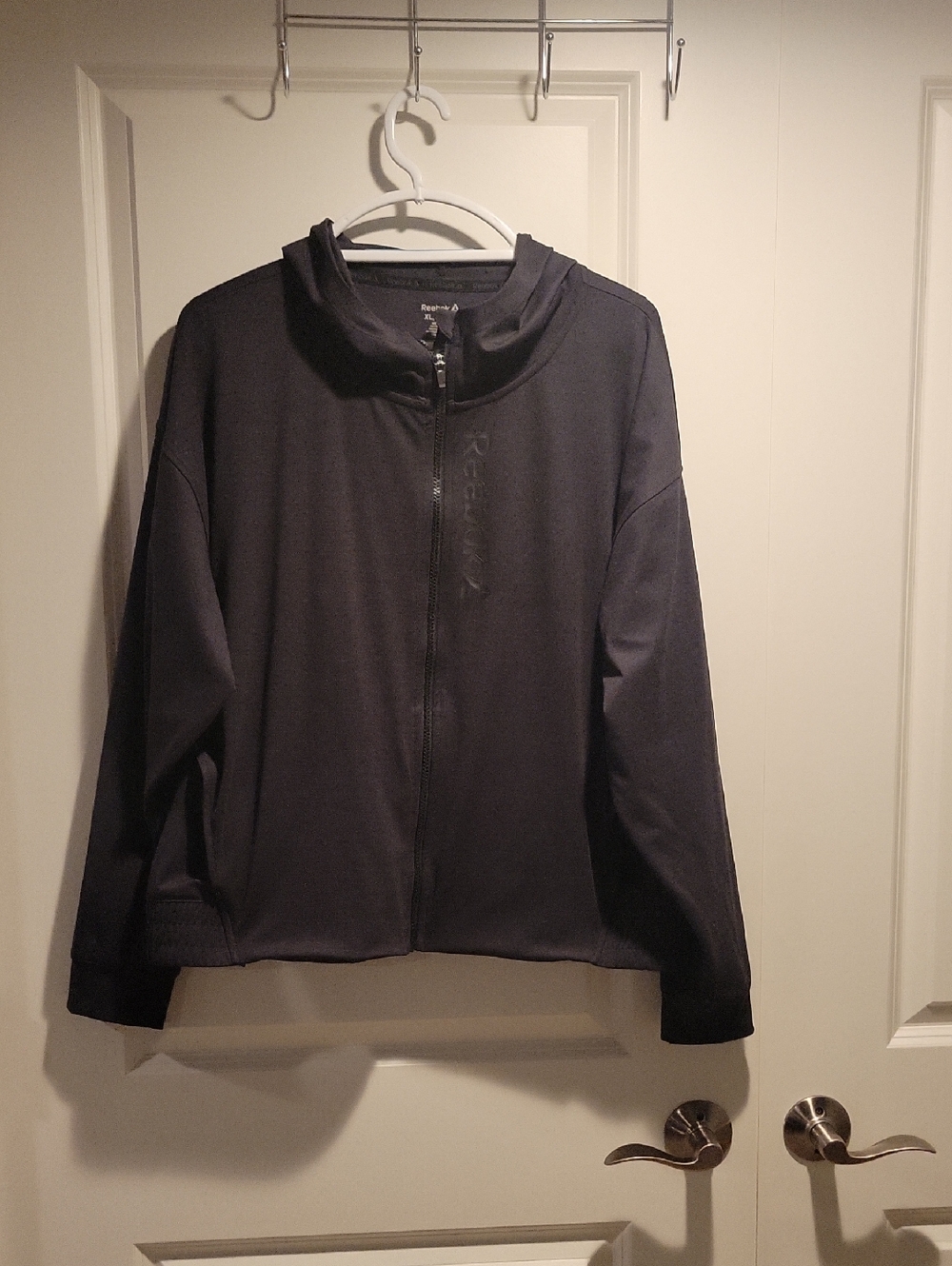 Black Full-Zip Athletic Jacket